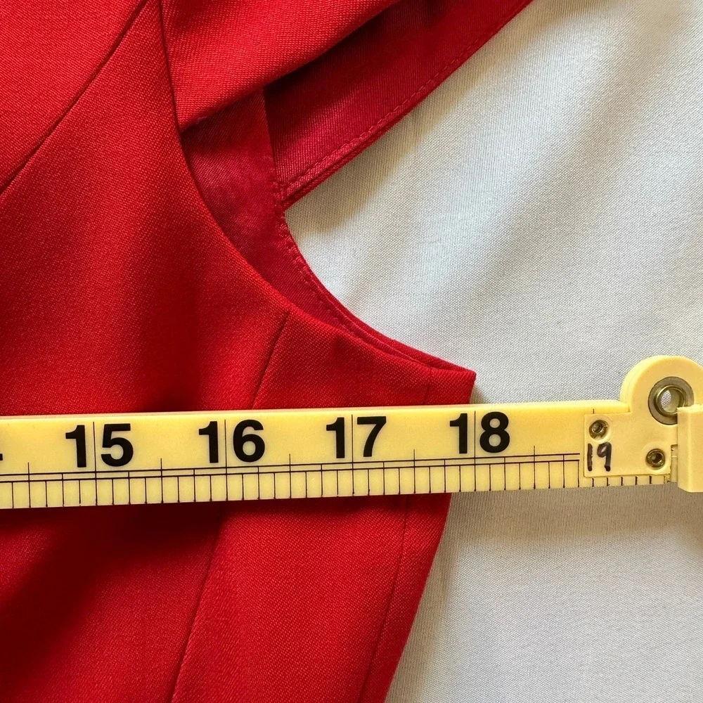 Brooks Brothers Sheath Dress Womens 8P‎ Red Wool Blend Classic Chic Business